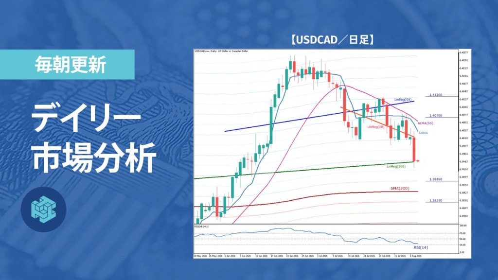 USD/CAD、カナダ雇用好調と米雇用悪化で調整圧力強まる