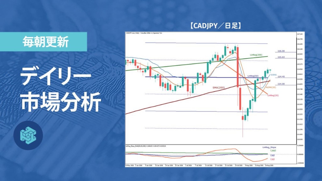 カナダ円、短期調整から反発も転換確認が焦点